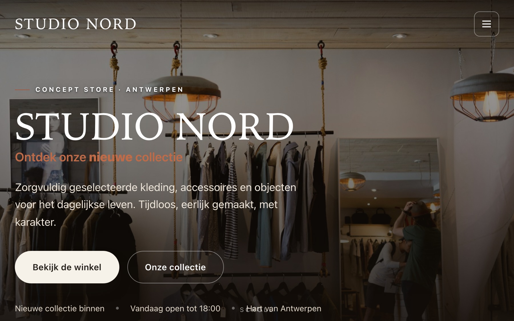 Exemple de site web boutique réalisé par Obreon